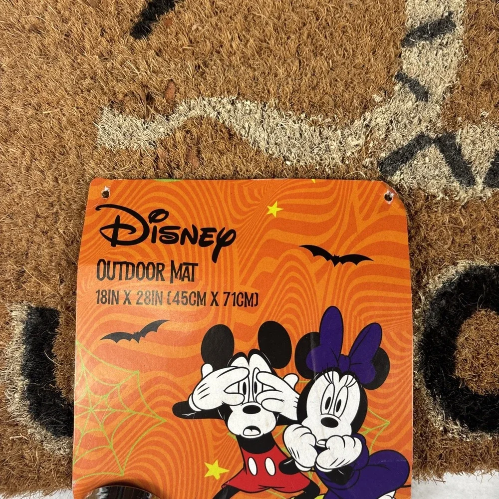 RARE! BRAND NEW Disney Mickey Mouse Mummy Halloween Door Mat 18x30 Outdoor Rug